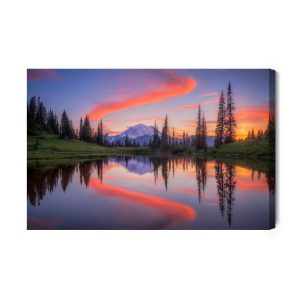 Peinture sur toile Lac Tipsoo, États-Unis – Image 2