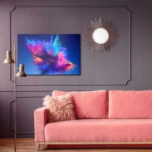 Peinture sur toile Une Explosion Abstraite De Couleurs – Image 4