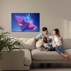 Peinture sur toile Une Explosion Abstraite De Couleurs – Image 7
