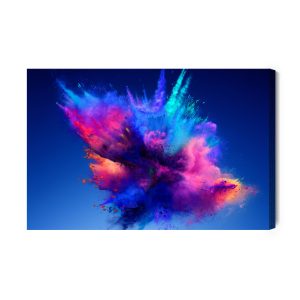 Peinture sur toile Une Explosion Abstraite De Couleurs – Image 2