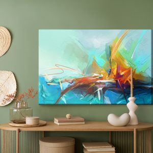 Peinture sur toile Voilier Abstrait – Image 5