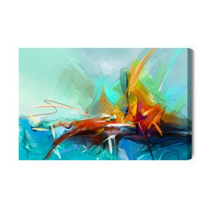 Peinture sur toile Voilier Abstrait – Image 2