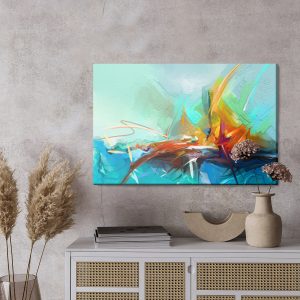 Peinture sur toile Voilier Abstrait – Image 3