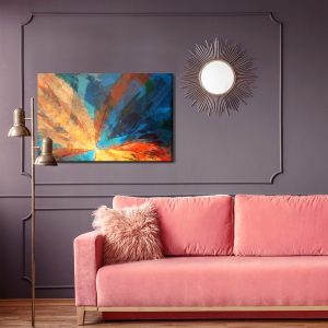 Peinture sur toile Variation De Couleur Abstraite – Image 4
