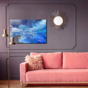 Peinture sur toile Réflexion Abstraite Des Nuages – Image 4