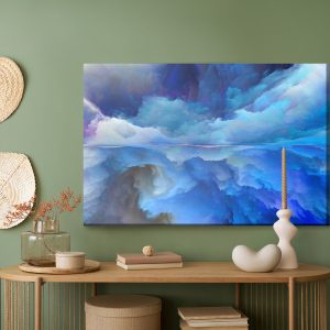 Peinture sur toile Réflexion Abstraite Des Nuages – Image 5