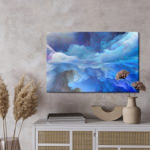 Peinture sur toile Réflexion Abstraite Des Nuages – Image 3