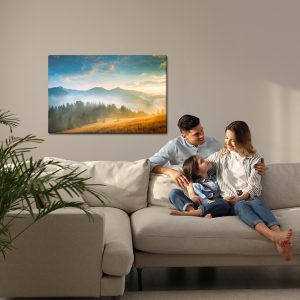 Peinture sur toile Pays De Montagne Brumeux – Image 7