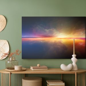 Peinture sur toile L'horizon Abstrait – Image 5
