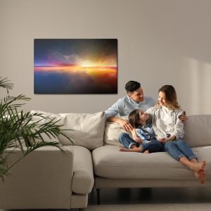 Peinture sur toile L'horizon Abstrait – Image 7