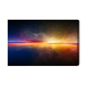 Peinture sur toile L'horizon Abstrait – Image 2