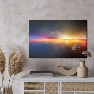 Peinture sur toile L'horizon Abstrait – Image 3