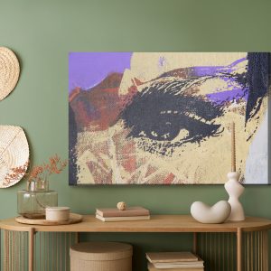 Peinture sur toile Une Peinture Abstraite D'un Visage – Image 5