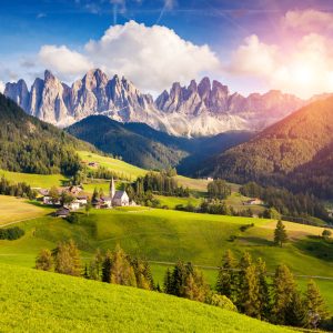 Peinture sur toile Beau Paysage De Montagne – Image 1