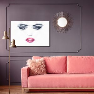 Peinture sur toile Visage Féminin Esquissé – Image 4