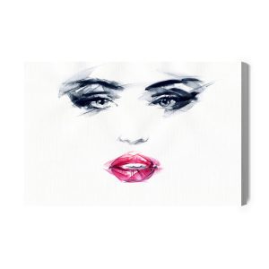 Peinture sur toile Visage Féminin Esquissé – Image 2
