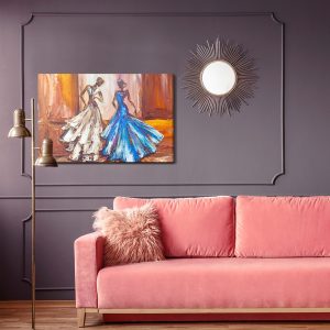 Peinture sur toile Femmes En Robe De Bal – Image 4