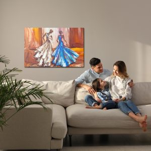Peinture sur toile Femmes En Robe De Bal – Image 7