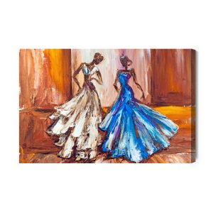 Peinture sur toile Femmes En Robe De Bal – Image 2
