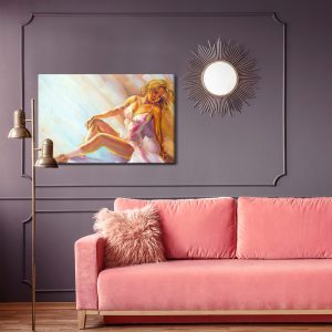 Peinture sur toile Ballerine Peinte – Image 4