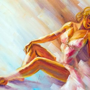 Peinture sur toile Ballerine Peinte – Image 1
