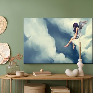 Peinture sur toile Femme Ange – Image 5