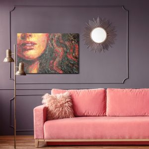 Peinture sur toile Visage De Femme Dans Une Version Abstraite – Image 4