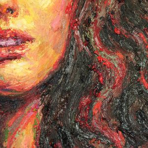 Peinture sur toile Visage De Femme Dans Une Version Abstraite – Image 1