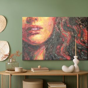 Peinture sur toile Visage De Femme Dans Une Version Abstraite – Image 5