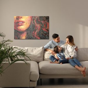 Peinture sur toile Visage De Femme Dans Une Version Abstraite – Image 7
