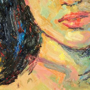 Peinture sur toile Un Visage Féminin Dans Une Version Abstraite – Image 1