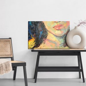 Peinture sur toile Un Visage Féminin Dans Une Version Abstraite – Image 6