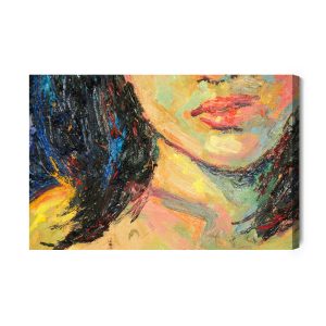 Peinture sur toile Un Visage Féminin Dans Une Version Abstraite – Image 2