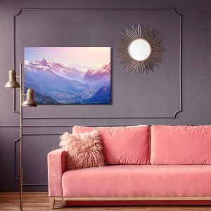 Peinture sur toile Incroyable Pays De Montagne – Image 4