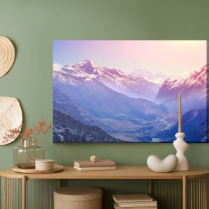 Peinture sur toile Incroyable Pays De Montagne – Image 5