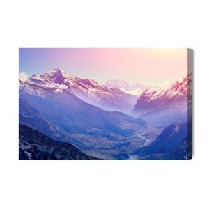 Peinture sur toile Incroyable Pays De Montagne – Image 2