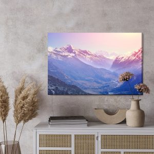 Peinture sur toile Incroyable Pays De Montagne – Image 3