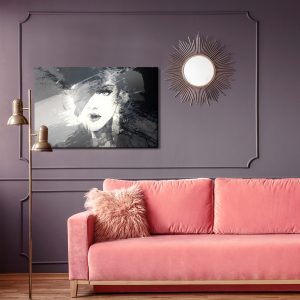Peinture sur toile Visage De Femme Sous Une Forme Abstraite – Image 4