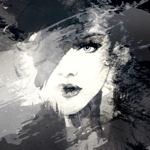 Peinture sur toile Visage De Femme Sous Une Forme Abstraite – Image 1