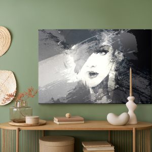 Peinture sur toile Visage De Femme Sous Une Forme Abstraite – Image 5