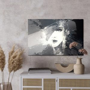 Peinture sur toile Visage De Femme Sous Une Forme Abstraite – Image 3