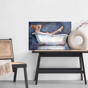 Peinture sur toile Femme Dans La Baignoire – Image 6