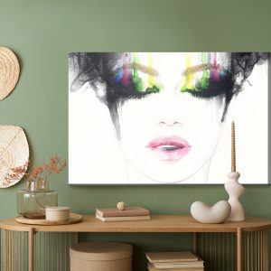 Peinture sur toile Visage Féminin Abstrait – Image 5