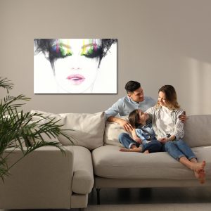 Peinture sur toile Visage Féminin Abstrait – Image 7