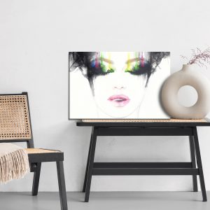 Peinture sur toile Visage Féminin Abstrait – Image 6