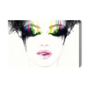 Peinture sur toile Visage Féminin Abstrait – Image 2