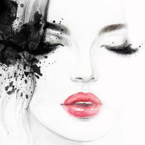 Peinture sur toile Visage Abstrait Féminin – Image 1