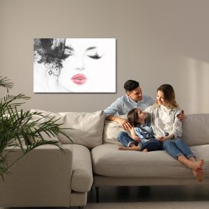 Peinture sur toile Visage Abstrait Féminin – Image 7