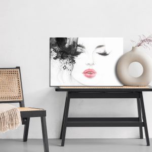 Peinture sur toile Visage Abstrait Féminin – Image 6