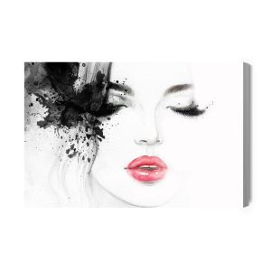 Peinture sur toile Visage Abstrait Féminin – Image 2